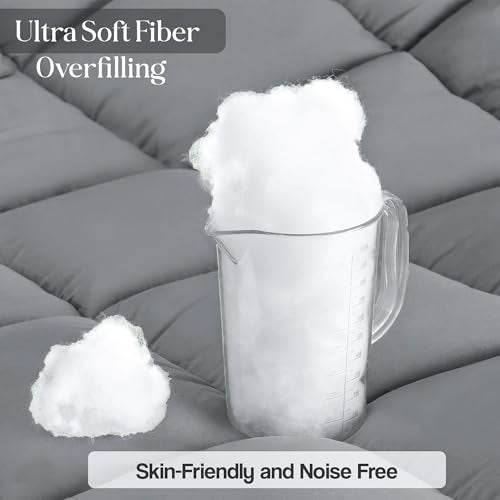 FRESH FROM LOOM Microfiber All Seasons Collection 300 GSM Bed Size Winter Reversible AC Comforter: Premium Razzai Quilt Blanket for Single Bed (Walnut and Cream, 60x90 Inches) - Image 4