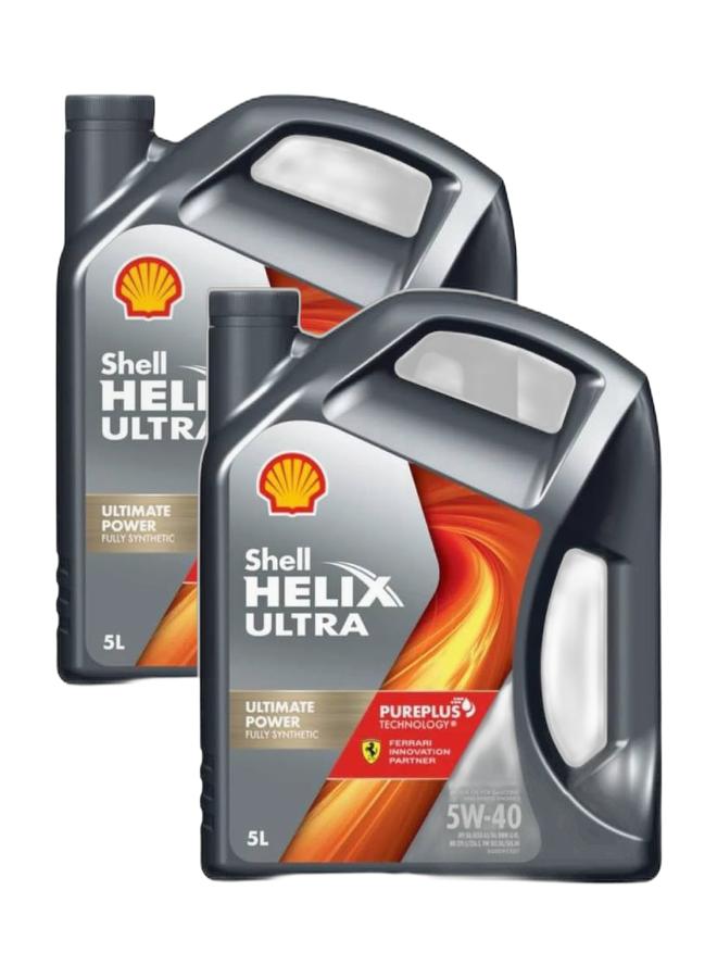 Shell Helix Ultra 5W-40 Fully Synthetic 5L Bundle