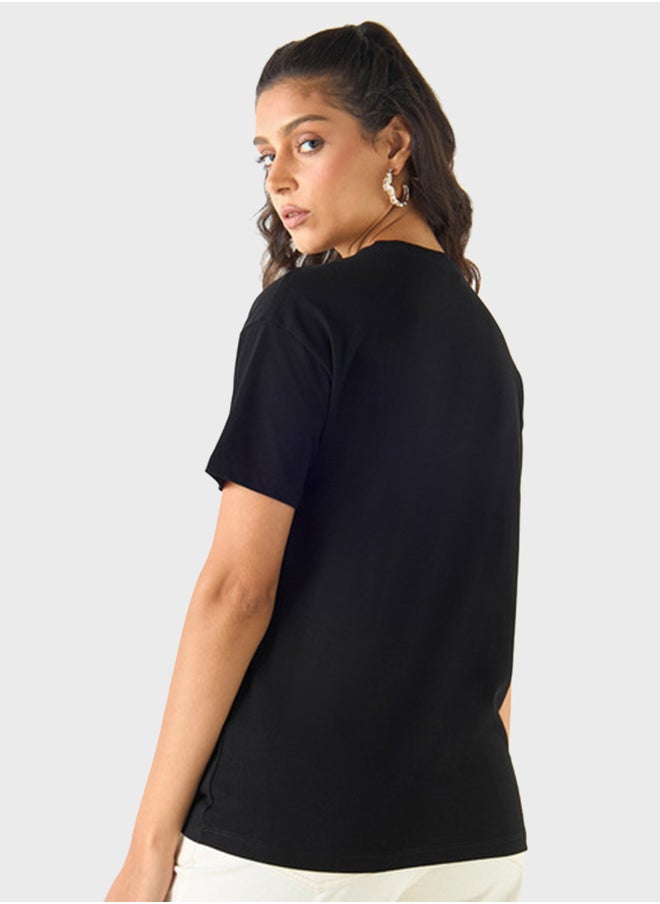 2Xtremz - Embellished Crew Neck T-Shirt - Image 1