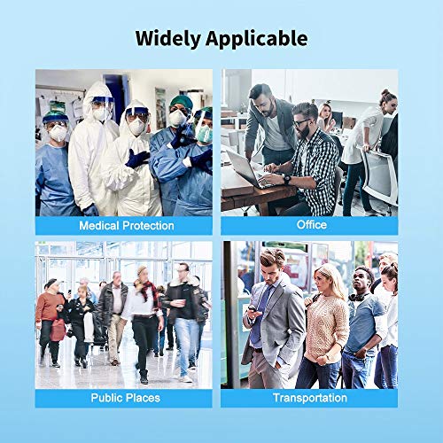 Sable Kids Safety Face Shield 10 Pack - Reusable, Adjustable, Transparent, Full Face Cover, Anti-Saliva, Windproof, Dustproof, Eyes and Face Protection - Image 5