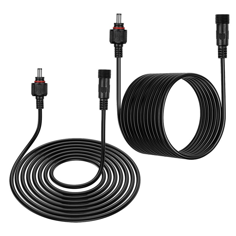 Dc Power Extension Cable: 5-Meter Extension Cord For Security Cameras Pump & Outdoor Solar Lights - For All Weather Use - Image 1