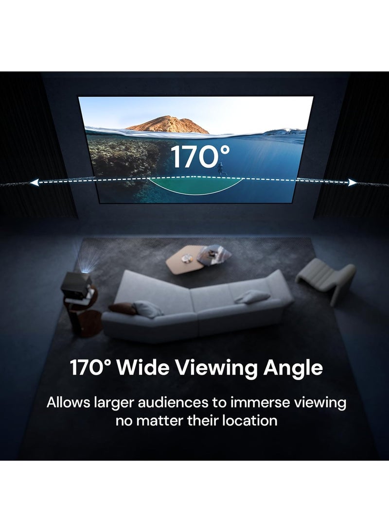 فاليريون شاشة جهاز عرض بإطار ثابت مقاس 100 بوصة، كسب 1.3 ديسيبل، تحسين جودة الصورة بنسبة 80%، دقة 4K/8K فائقة الوضوح، متوافقة مع أجهزة العرض ذات الإسقاط الطويل والقصير والقصير جداً - Image 3
