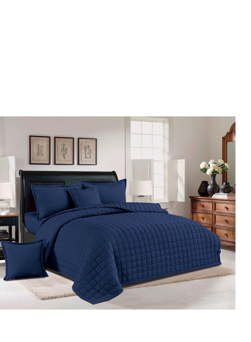 MingLi Plain compressed double quilt set, 6 pieces, size 230 * 250 cm