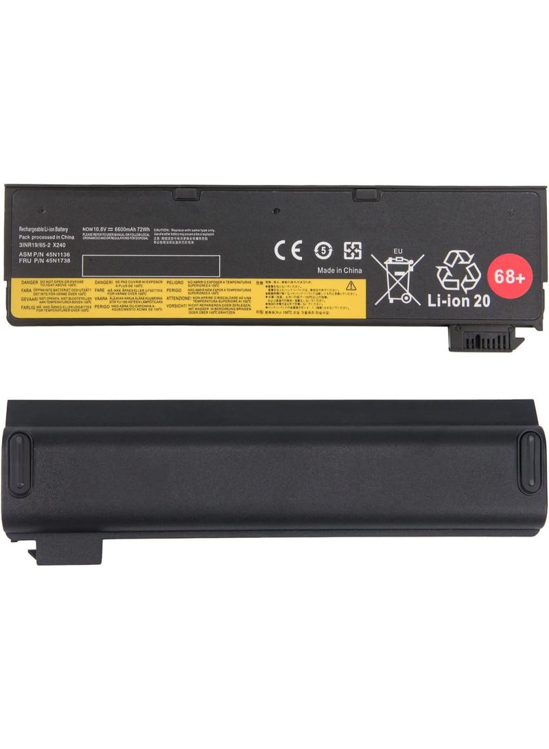Terabyte REPLACEMENT 68+ 0C52862 Laptop Battery for Lenovo ThinkPad T440 T440S T450 T450S W530 L430 L530 W550 W550s X240 X250 X260 45N1000 45N1001 45 n1003 45N1004 45N1010 45N1013 0A3630 72Wh - Image 2