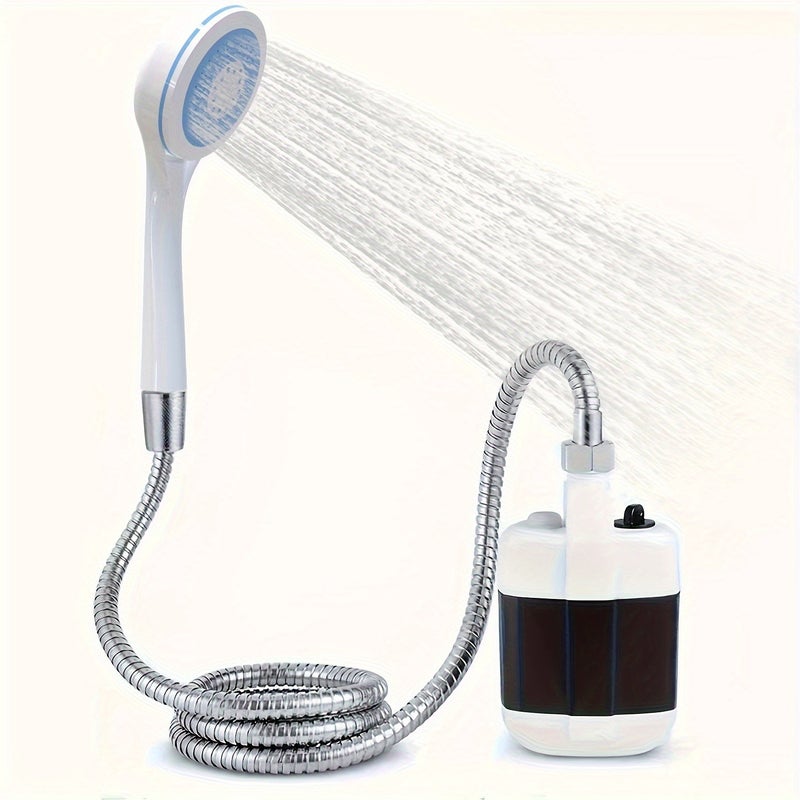 PETO Portable Shower for Camping, Travel, and Home Use - Handheld Water Pump with Filtration System (4-5 Liters/Min) - Image 1