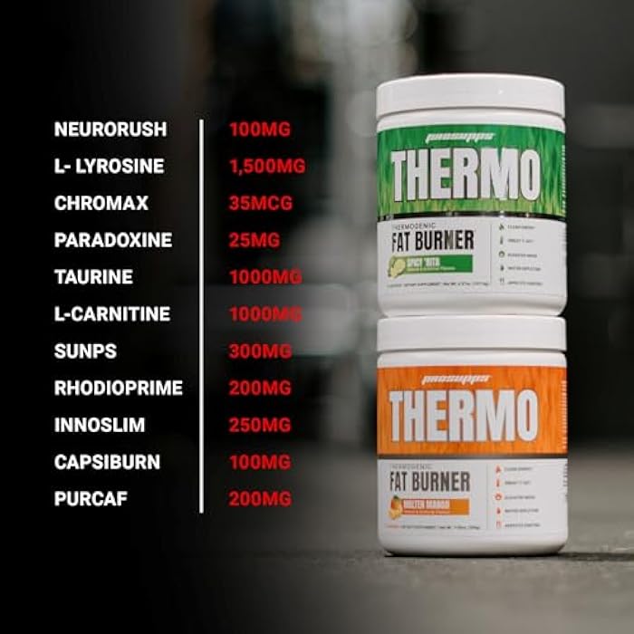 PROSUPPS Thermogenic Fat Burner Powder, Spicy Rita - Weight Loss & Metabolism Booster Pre Workout Supplement for Women & Men - Supports Appetite Control & Boosts Energy - Gluten-Free - 25 Servings - Image 5