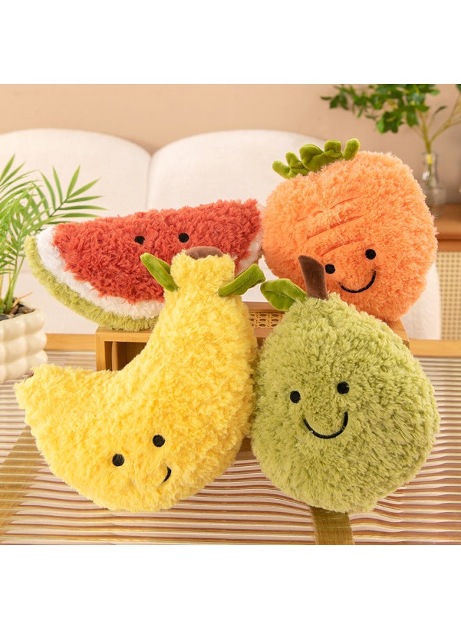 Cartoon Eight Inch Soft Fruit Doll Grab Machine Doll Wedding Throw Doll Children's Doll Plush Toy Wholesale-Color:Pumpkin-Height:20- About 25cm (0.1kg) - Image 3