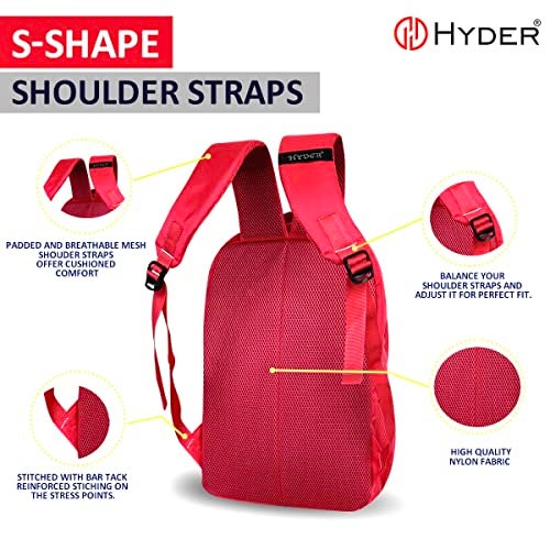 HYDER Floral 35L Latest Cute and Stylish School Bag for Girls - Perfect for School , College, Office and Tution Durable School bags for Kids And Women | Perfect Girls Bag (Pink) - Image 4
