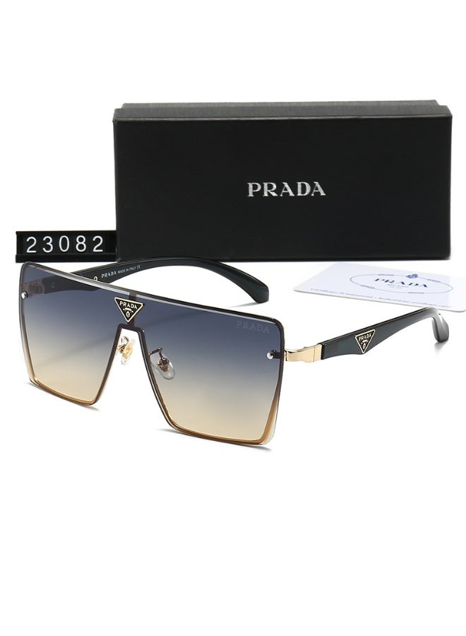 Prada Linea Rossa Prada Sport Linea Rossa Square PS54WS Sunglasses,Narrow-rimmed Frames with Gradient Tea Lenses  - Image 1