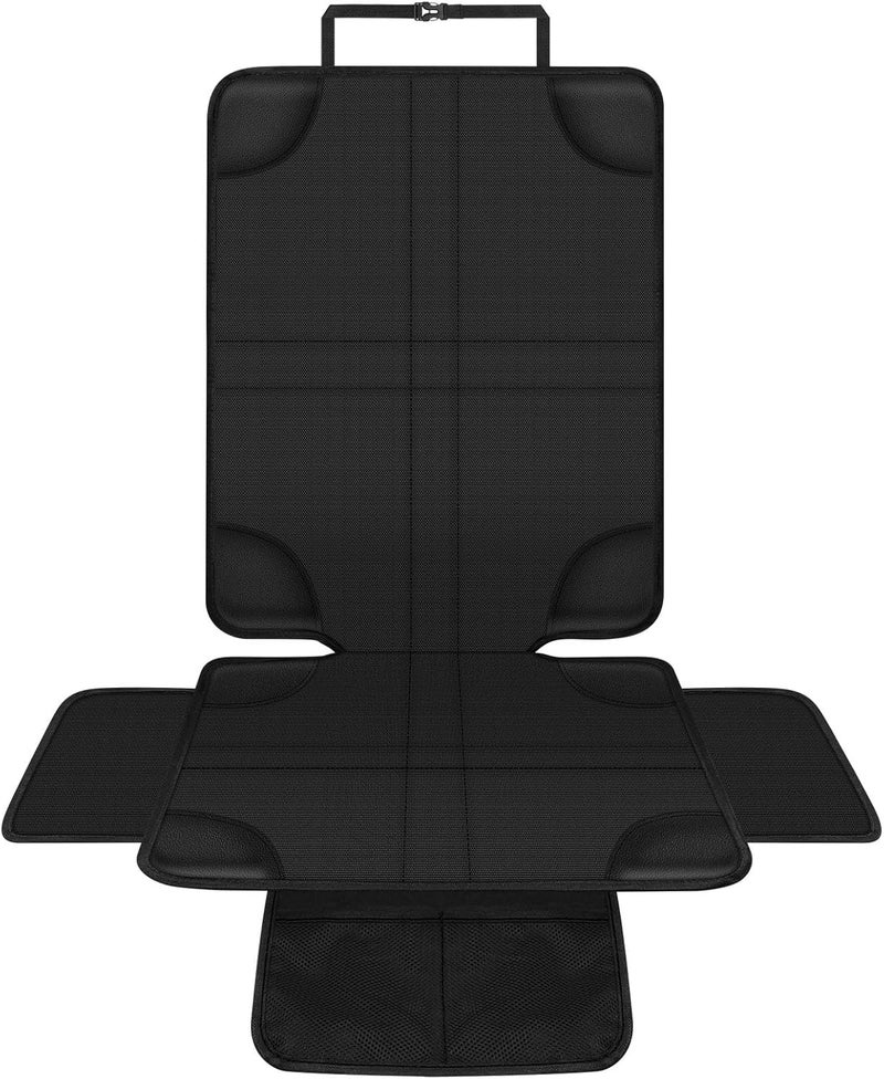 HOTUT Child Seat Pad - Non-Slip Water-Repellent Car Seat Protector with Mesh Pockets - Image 1