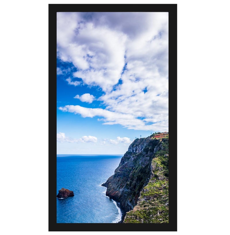 MENNTHUI 12x22 Black Picture Frame Wall Mounting Horizontally or Vertically Decoration for Photos Paintings Posters Artwork