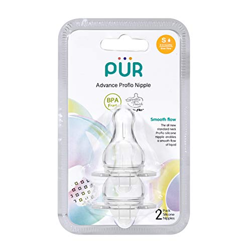 Pur Gentle Touch Slim Neck Silicone Nipple (Pack of 2) (S) - Image 3