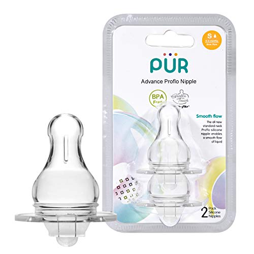 Pur Gentle Touch Slim Neck Silicone Nipple (Pack of 2) (S) - Image 2