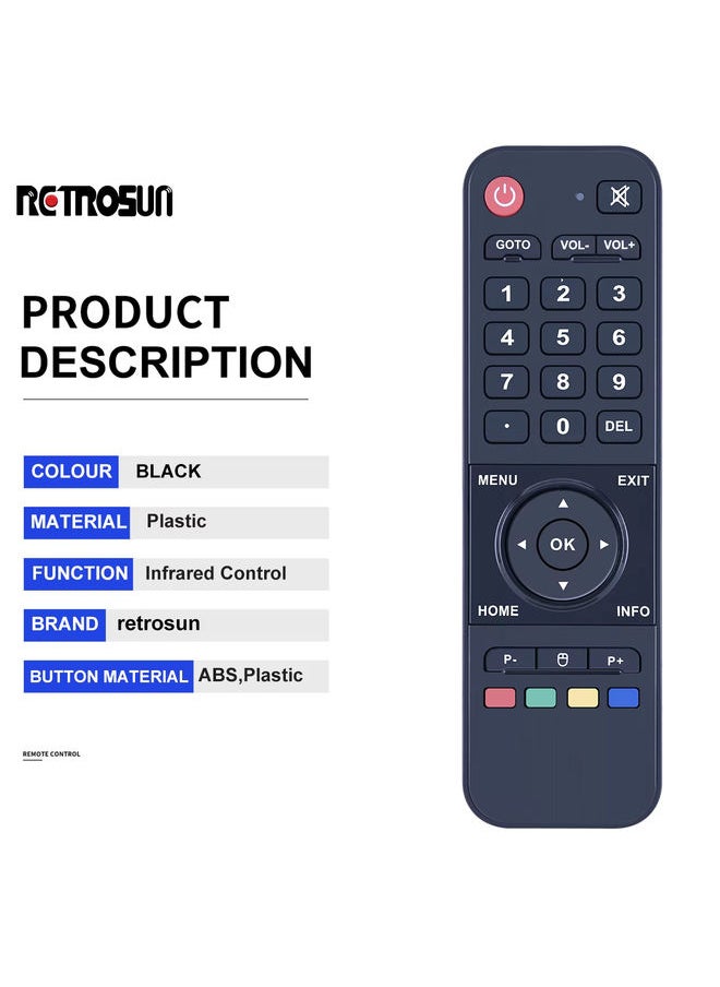 OMETTER - New Remote Control for HTV HTV2 HTV3 HTV4 HTV5 HTV6 HTV7 IP-TV5 IPTV5 TV HDTV Box - Image 1