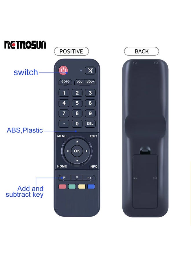 OMETTER - New Remote Control for HTV HTV2 HTV3 HTV4 HTV5 HTV6 HTV7 IP-TV5 IPTV5 TV HDTV Box - Image 1