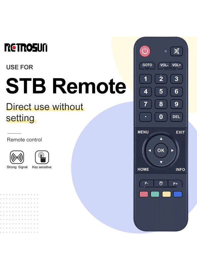 OMETTER - New Remote Control for HTV HTV2 HTV3 HTV4 HTV5 HTV6 HTV7 IP-TV5 IPTV5 TV HDTV Box - Image 1