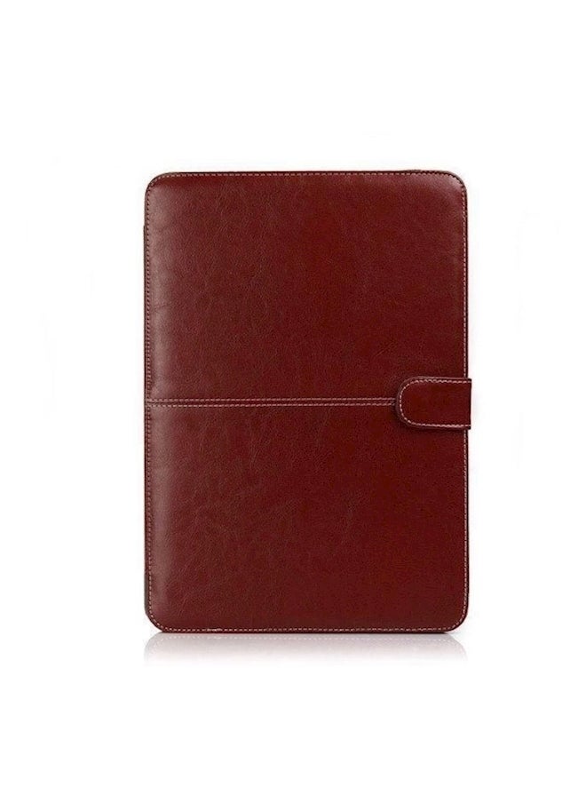 Generic - PU Leather Case Cover For Apple Macbook Air 13/13.3 Inch Brown - Image 1