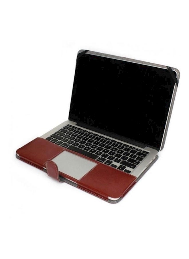 Generic - PU Leather Case Cover For Apple Macbook Air 13/13.3 Inch Brown - Image 1