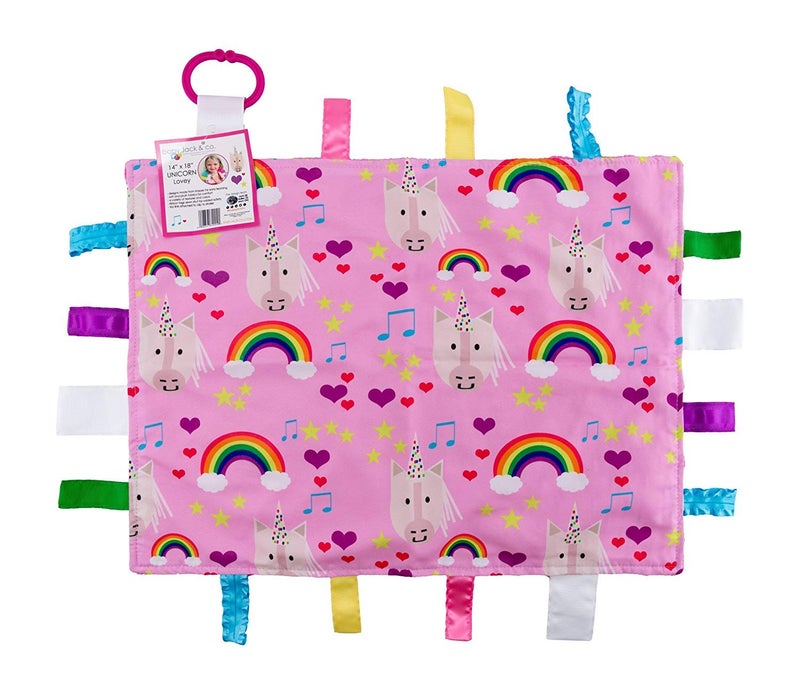 ذا ليرنينغ لوفي بطانية تعليمية لحماية الأطفال بتصميم يونيكورن - Image 1