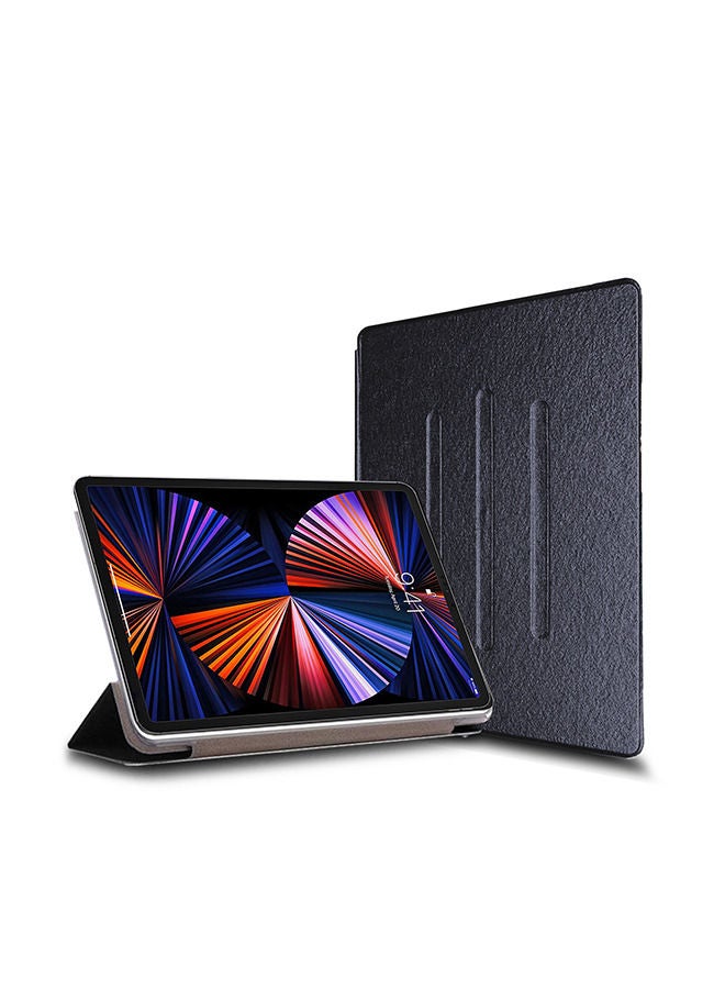 Wtech Folio Flip Trifold Leather Stand Case Cover for Apple iPad Pro 12.9 inch 2021 - Image 2