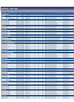 Blue Print CABIN FILTER 4RUNNER, CAMRY 11,COROLLA 05-14, FORTUNER 04, HIGLANDER,HILUX 04-16, L/C 09, TUNDRA -02-21, LEXUS ES,IS,LS,RX,87139- YZZ30, 87139-YZZ8, 87139-YZZ10  - Image 2