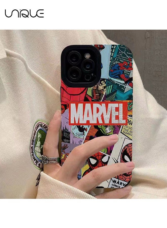 يونيك متوافق مع غطاء هاتف ايفون 16 برو ماكس، جراب سبايدر مان، غطاء هاتف مارفل موفي - غطاء هاتف تويا - غطاء هاتف أنيق ووسيم - TPU حماية من السقوط - Image 5