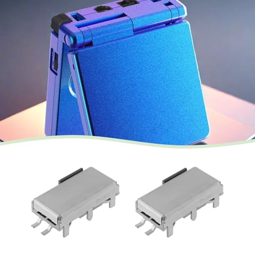 Create idea 5Pcs Power Volume On Off Side Button Replacement Volume Slider Switch Compatible with Nintendo Game Boy Advance GBA SP Compatible with DS Lite - Image 4