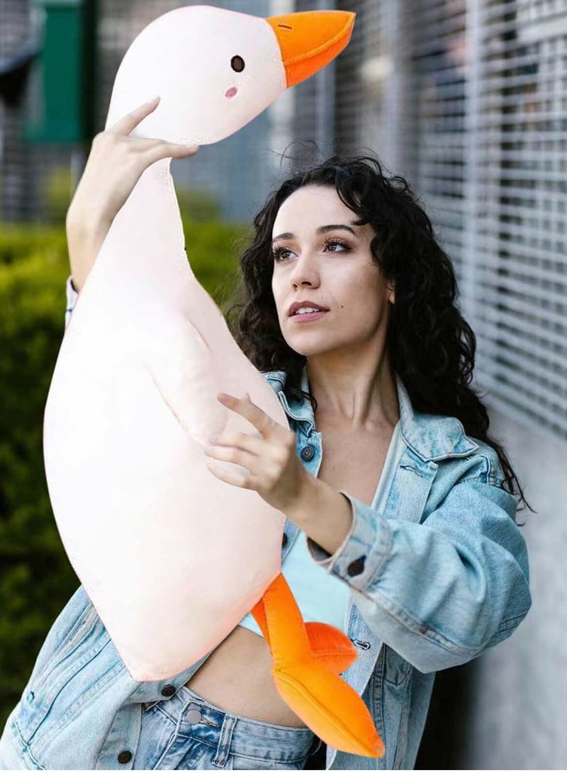 Excefore 25.6 Inches Duck Plush Toy, Stuffed Animal Throw Plushie Doll, Super Soft Hugging Pillow for Every Age, White - Image 2