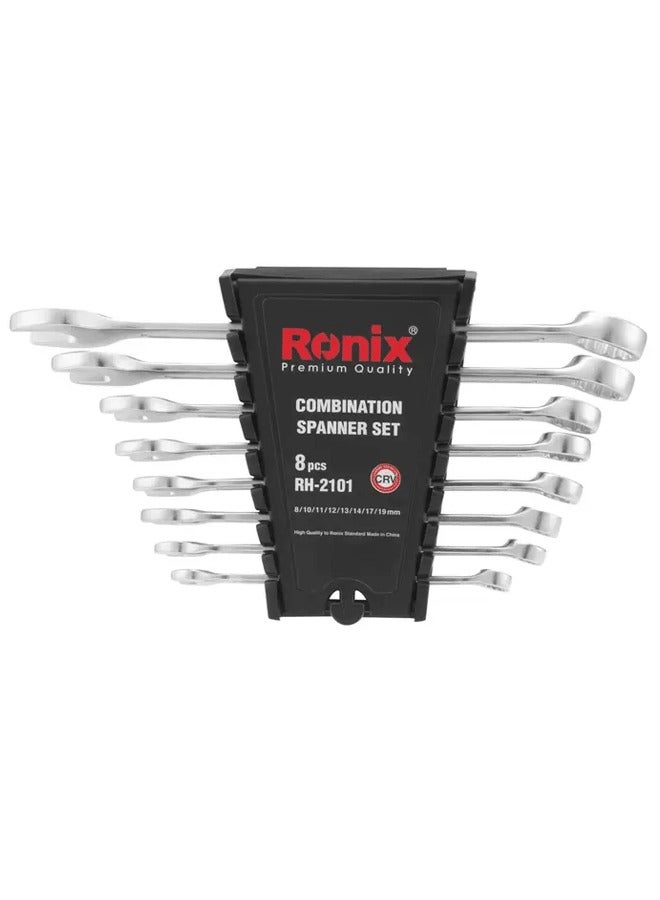 رونيكس طقم مفاتيح ربط 8 قطع من رونيكس موديل (RH-2101) - Image 2