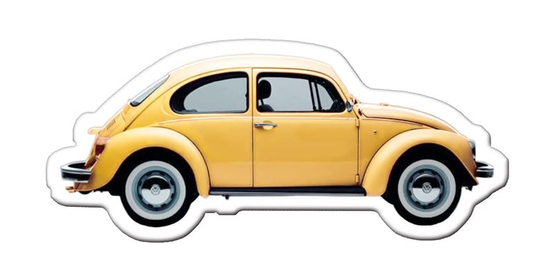 BRISA VW Collection - Volkswagen Refrigerator Office Pinboard Magnets with Beetle Motifs (3-Piece Set/Final/Multicolor) - Image 3