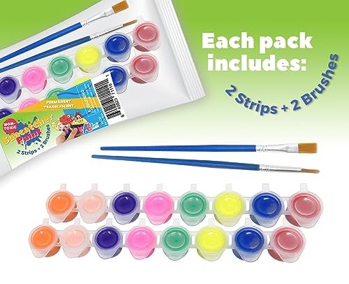 AoneFun طلاء صائد الشمس - 2 شريط + 2 فرشاة - طلاء فن نافذة زجاج ملون شفاف مجموعة طلاء صائد الشمس - Image 2