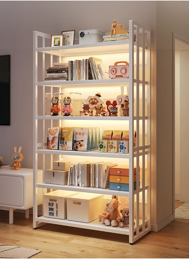 ZCM-HAPPY - Home Bookshelf Floor-Standing Bookcase Storage Rack Picture Book Rack Shelf Multi-Layer Storage Rack 178x60x25cm - Image 1