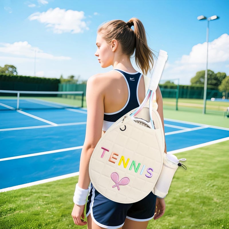 NZNDB Women's Tennis Sling Crossbody Backpack - Water Resistant Tennis Bag - Image 2