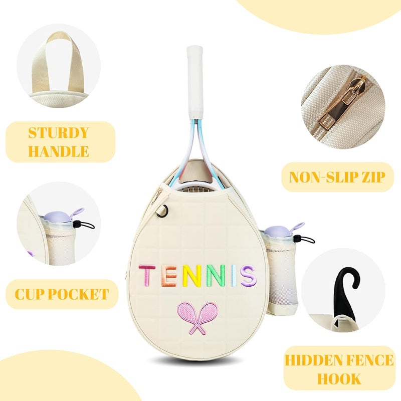 NZNDB Women's Tennis Sling Crossbody Backpack - Water Resistant Tennis Bag - Image 5
