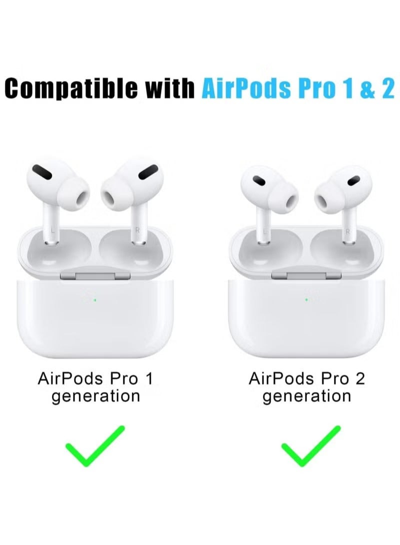 [3 أزواج] أطراف أذن بديلة لسماعات AirPods Pro و AirPods Pro الجيل الثاني مع ثقب تقليل الضوضاء، أطراف أذن سيليكون لسماعات AirPods Pro - Image 5