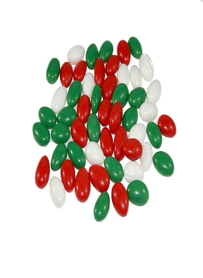 CandyKorner لوز أردني إصدار العطلات - ألوان عيد الميلاد الاحتفالية - أحمر، أبيض، أخضر. لوز أردني 1 باوند (16 أونصة) من كاندي كورنر - Image 4