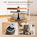 KZKR Spin Mop and Bucket Set with 2 Replaceable Microfiber Mop Pads with Self Separation Dirty and Clean Water System Self Wringing 360 Rotating Square Mop Head for Hardwood Tile Marble Floors - Image 4