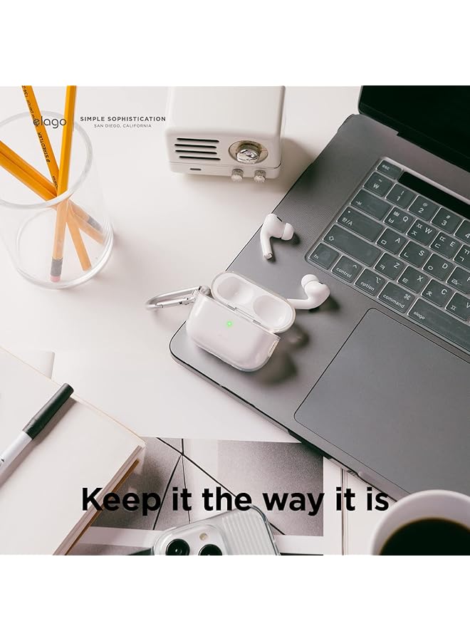 Elago Eapp2Cl Hang Cl Case With Keychain For Airpods Pro 2 Transparent - Image 3