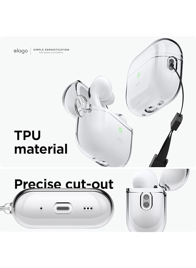 Elago Eapp2Cl Hang Cl Case With Keychain For Airpods Pro 2 Transparent - Image 4