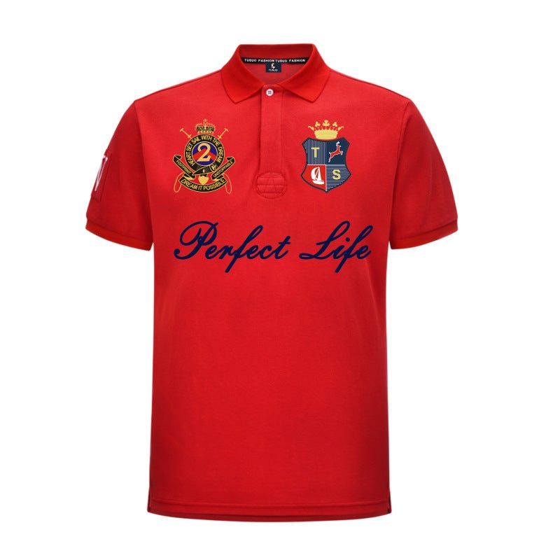 TS Short Sleeves Concise TS Polo Flagship Store For Men and Women - Image 1