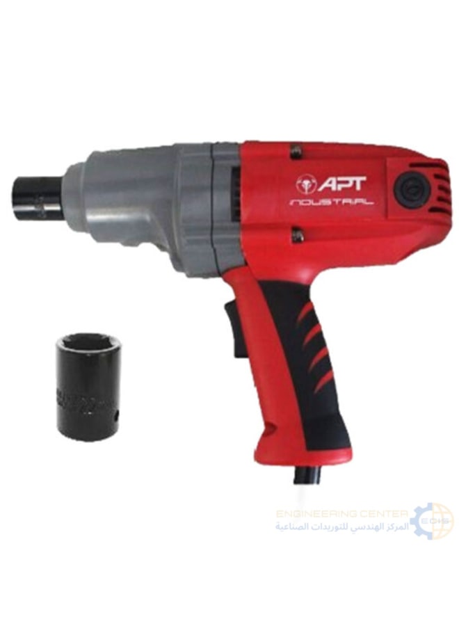 Apt Impact Wrench 2/1 inch 900W + 2 Bits 350 Nm Industrial APT