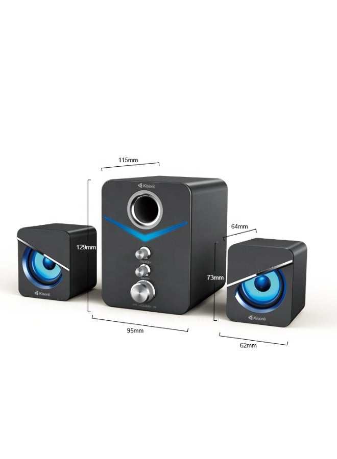 Kisonli Cool Electronic Gadget Subwoofer Speakers & Accessories Home Gadgets Smart Kisonli Speaker - Image 2