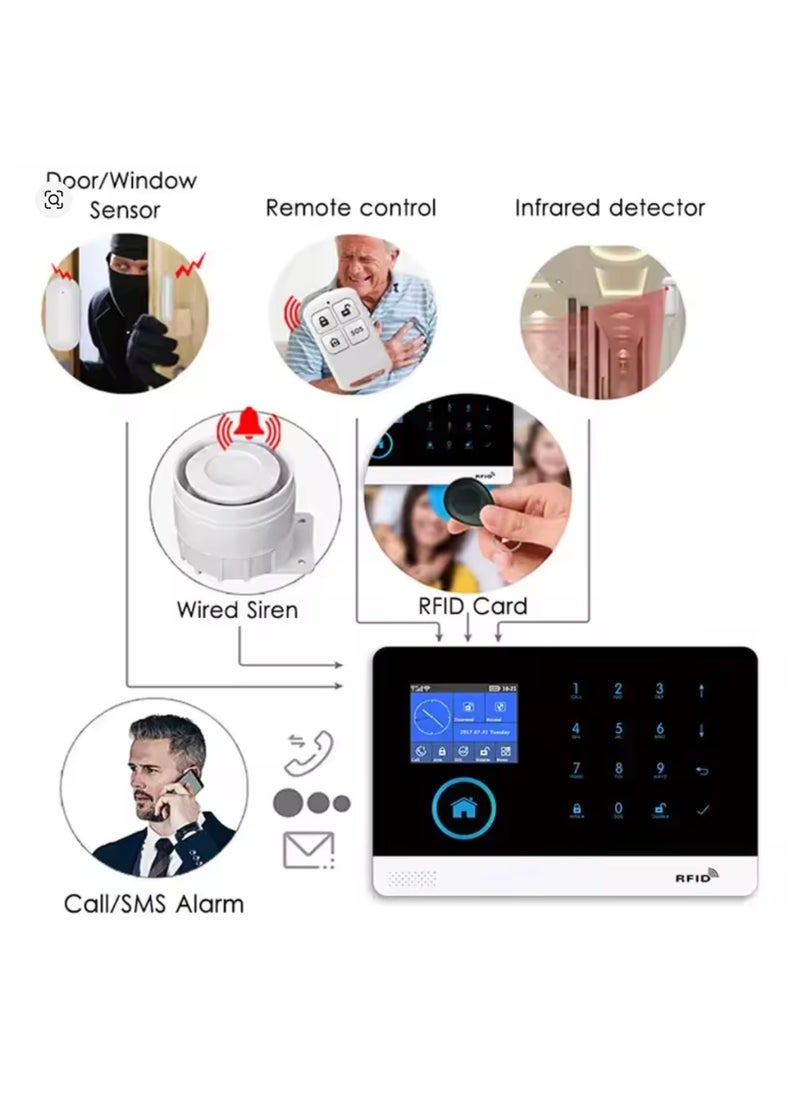 Generic Alarm System GSM Tuya WIFI designed to provide both security and convenience.  - Image 3