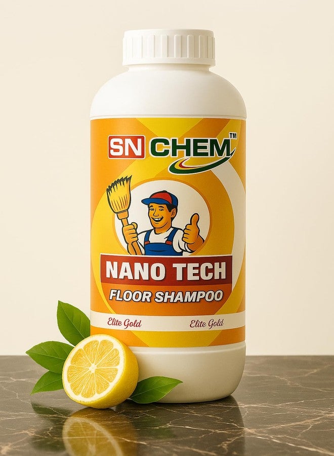 SN CHEM Nano Tech Shampoo | Heavy Duty Floor Cleaner Liquid for Tiles, Marble, Granite & Ceramic | Suitable for daily mopping | Leaves long-lasting freshness | Suitable for white marble | Streak-free cleaning - Image 1
