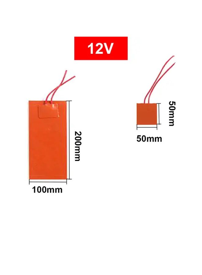 12V 220V Flexible Silicone Heater Pad 150x50mm For Car Engine Block Oil Pan Hydraulic Tank Heating Mat - Image 4