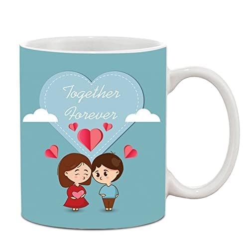 The Purple Tree Polyester Valentine's Day Gift Set - Cushion and Coffee Mug for Husband, Boyfriend, Wife, Girlfriend - Image 3