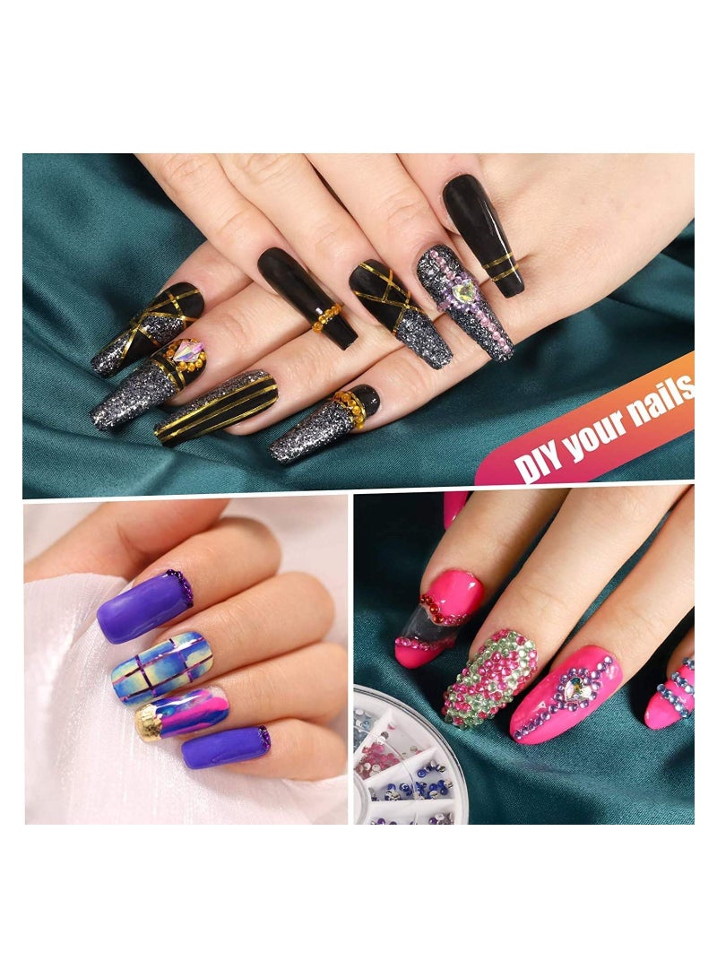 أوريتي مجموعة أقلام تزيين الأظافر، مجموعة أدوات تصميم طلاء الأظافر، مكونة من 20 قطعة - Image 5