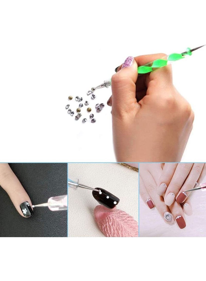 أوريتي مجموعة أقلام تزيين الأظافر، مجموعة أدوات تصميم طلاء الأظافر، مكونة من 20 قطعة - Image 3