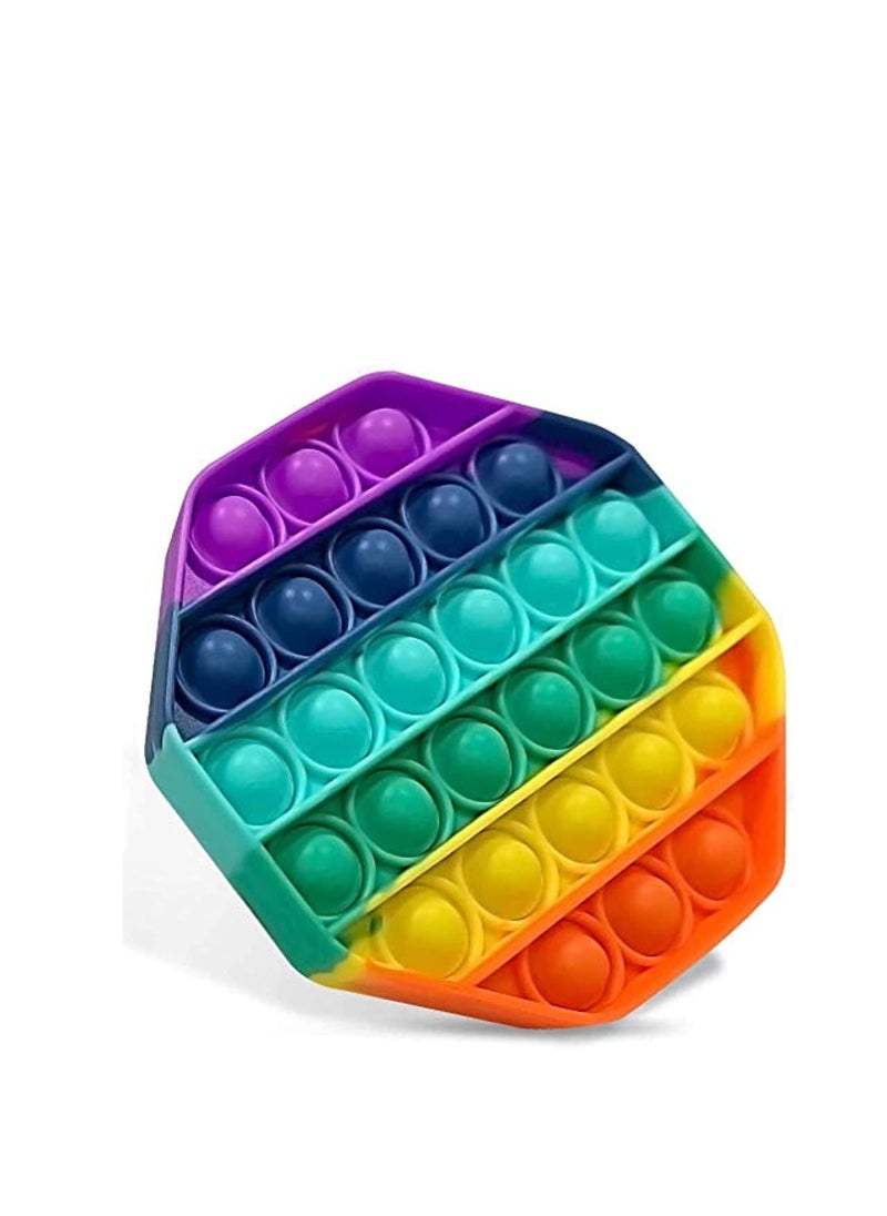Cool Baby Style - Push Bubbles Pop Fidget Sensory Toy,A Loud Side And A Quiet Side To Pop, Autism Adhd Special Needs Stress Reliever Silicone Squeeze Toy - Image 1