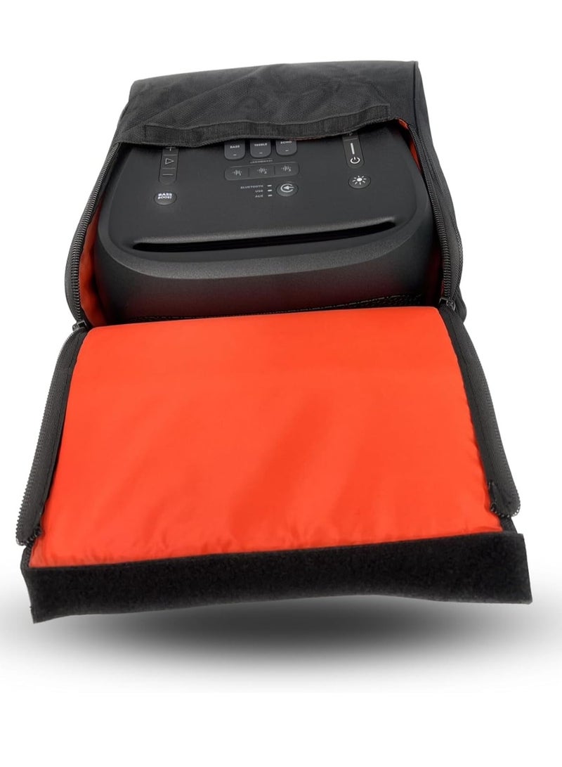 Angry Bull Speaker Bag Safety Storage Case with Handy Strap Travel Bag Compatible with JBL PARTY BOX 310 (BLACK) - Image 2